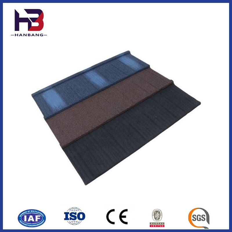 Металлочерепица с каменной крошкой, цвет кирпич