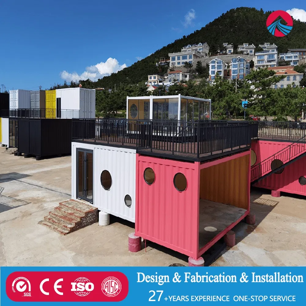 Affordable Blue Container Home for Sustainable Living Solutions