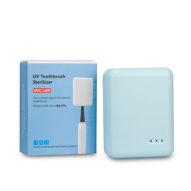 Mini Pocket Sterilizer UV Toothbrush Holder with Sterilization Function Portable for Travel