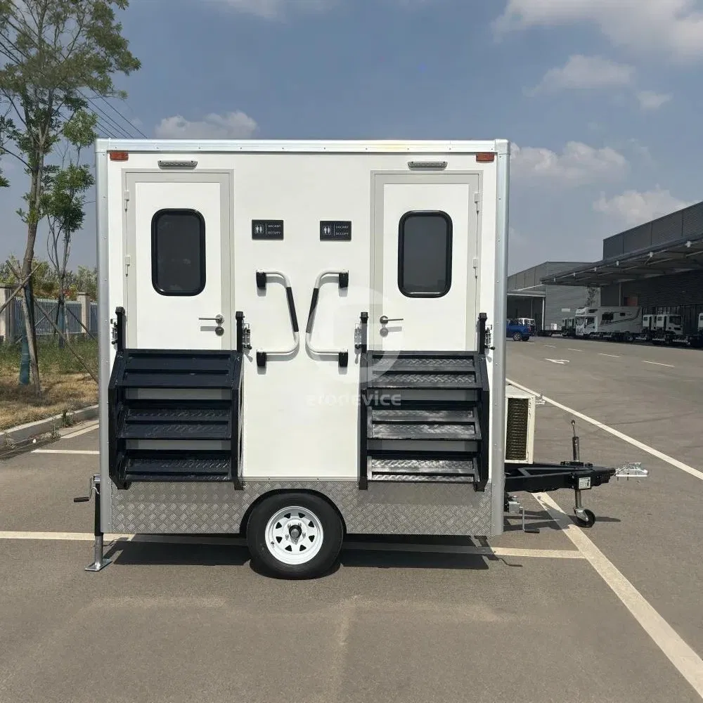 Etotoilettrailer Mobile Outdoor Luxury Portable Bathrooms Restrooms Trailer Portable Camping Toilet
