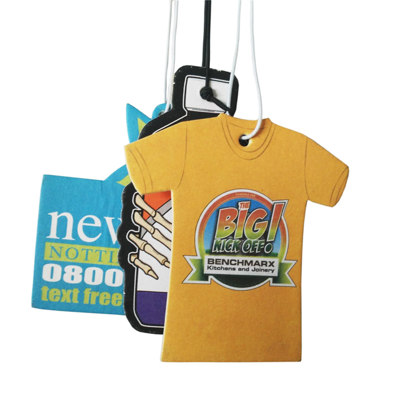 Fashion Custom Fragrance Home Hanging Car Paper Air Freshener