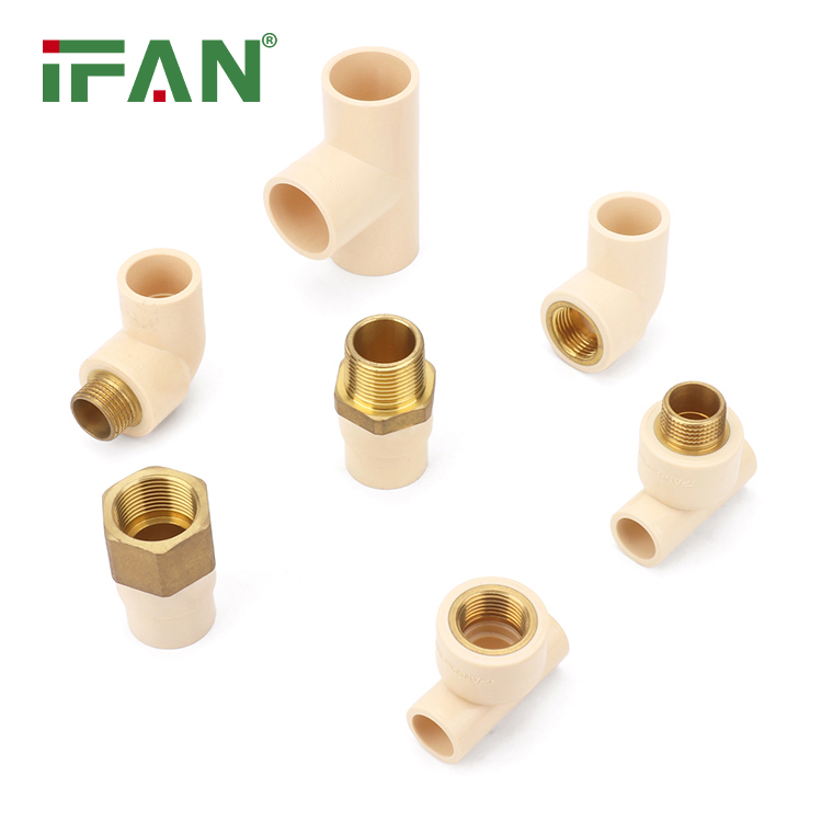 Ifan Factory Supply Pipe Fittings CPVC 1/2-2 Inch CPVC Pipe Fittings Good Performance DIN 8079 Union CPVC Fitting