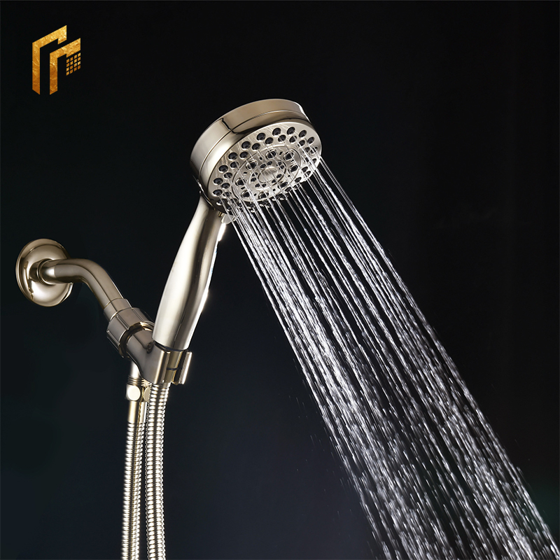 Shower Head with Handheld Head and Hose Combo with Valve
