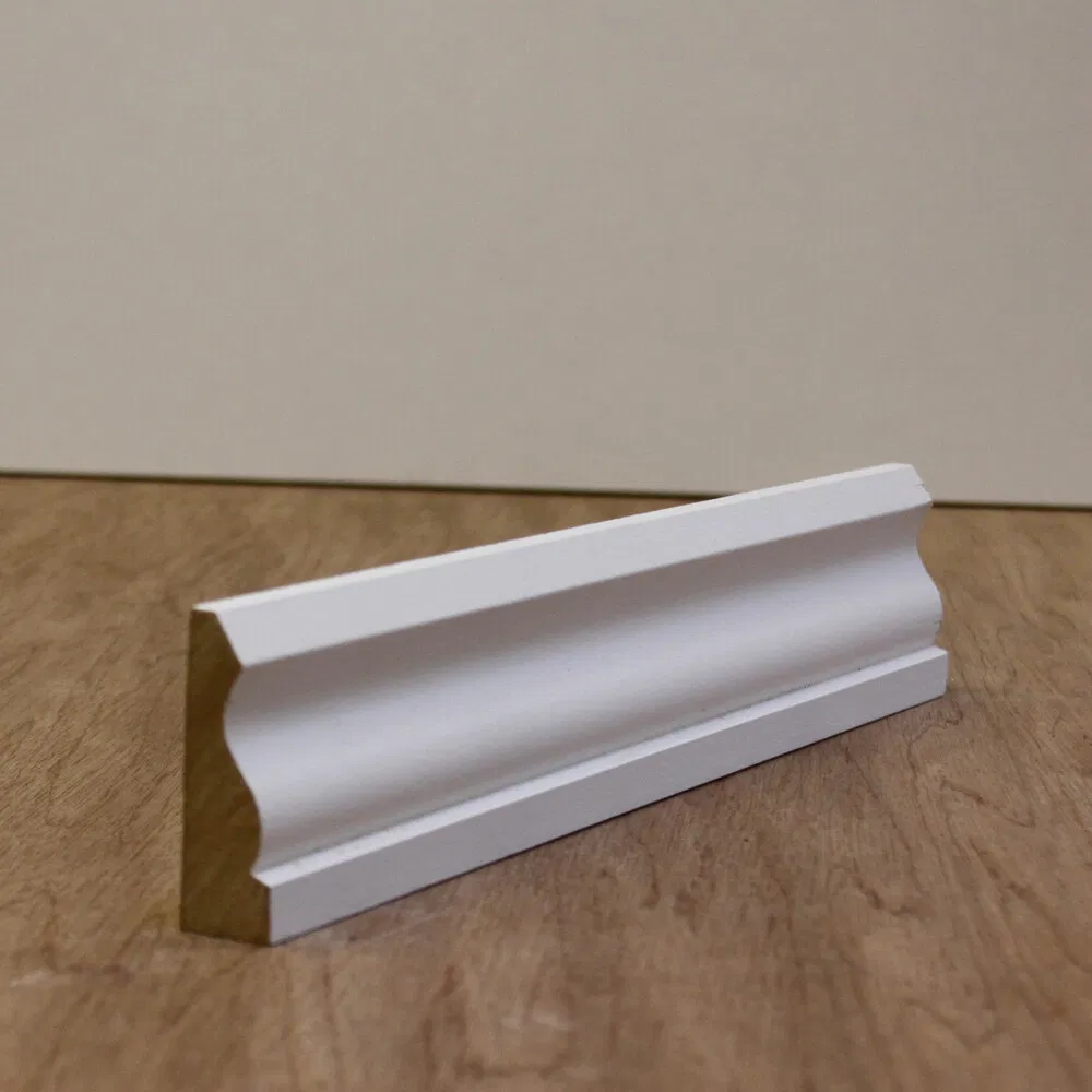 Buildings MDF/Pine Wood Baseboard White Primed Moulding