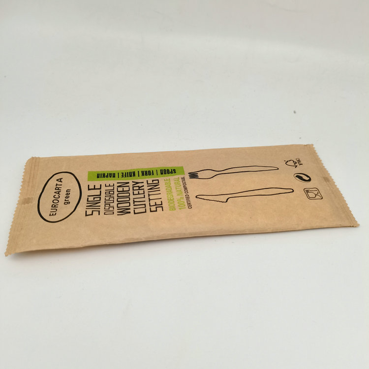 Eco Friendly Disposable Birch Wooden 100% Compostable Kitchen Forks Spoons Knives Cutlery