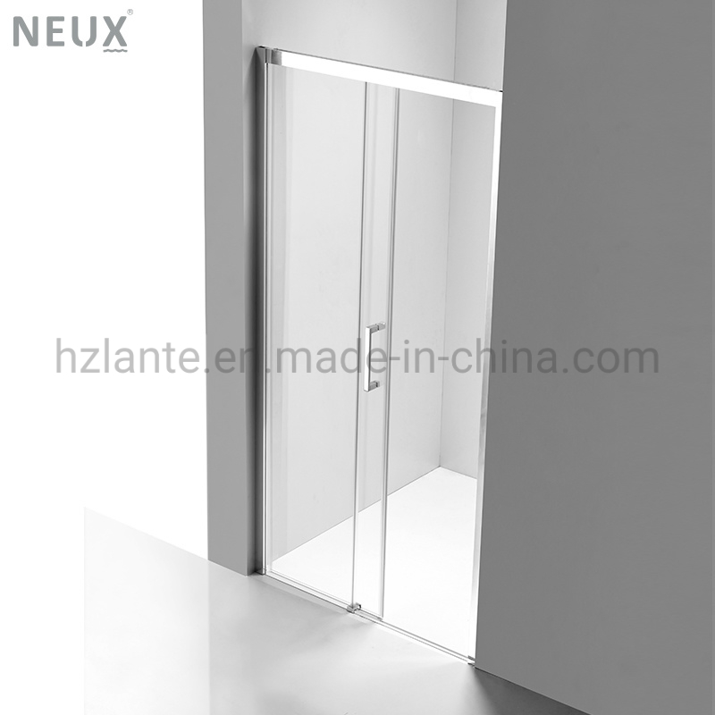 Italian Design High Quality Tempered Glass Sliding Shower Door (L5504-B)