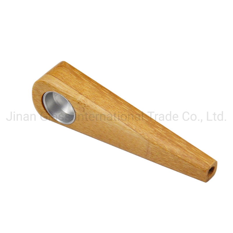 New Bamboo Wood Pipe Solid Wood Creative Straight Pipe Smoking Water Pipe