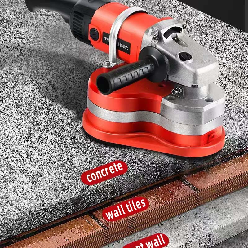Handheld Dust-Free Mini Grinding Machine Electric Power Tools Concrete Floor Angle Grinder with Three Diamond Grinding Cup Wheel