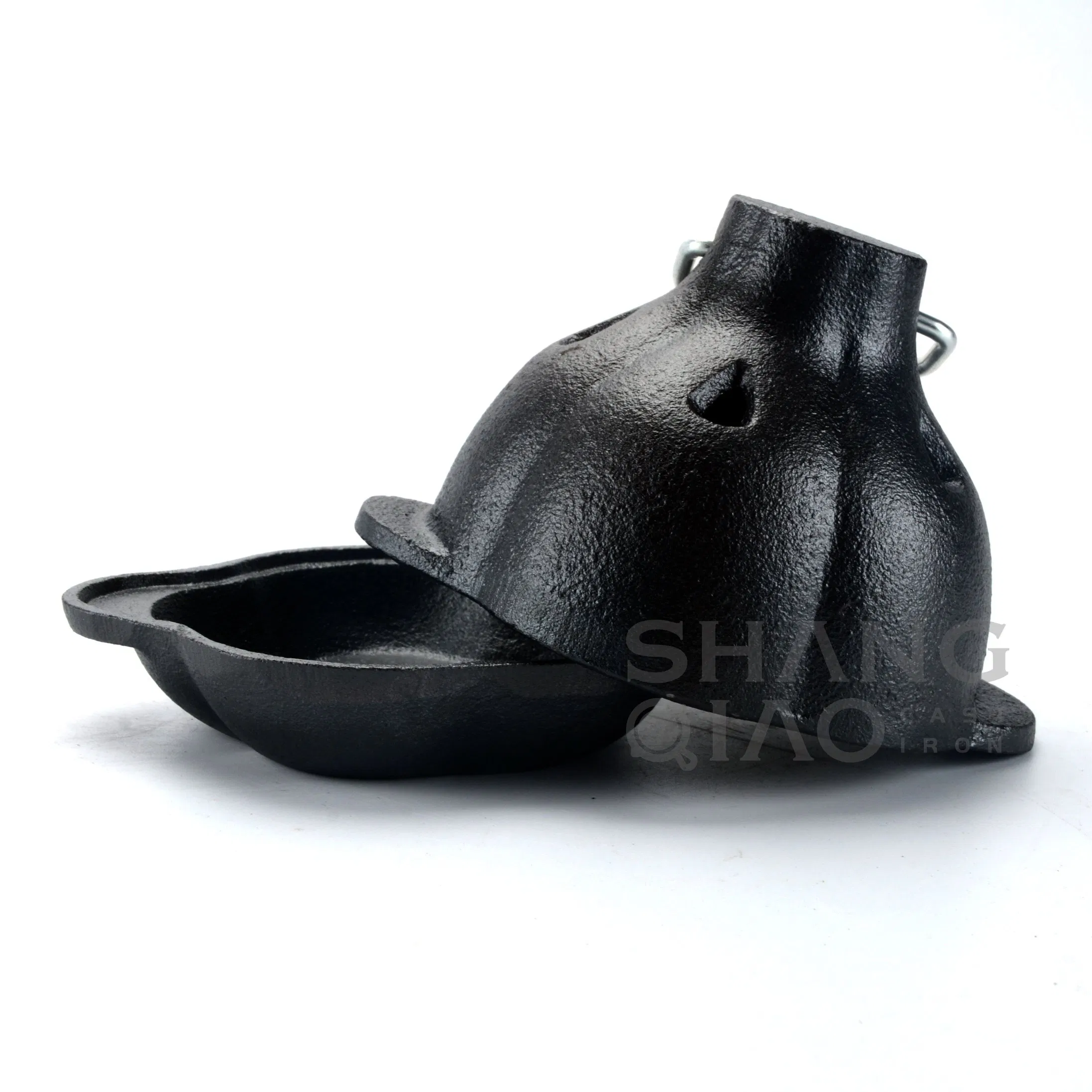 Чугунная коптилка для чеснока