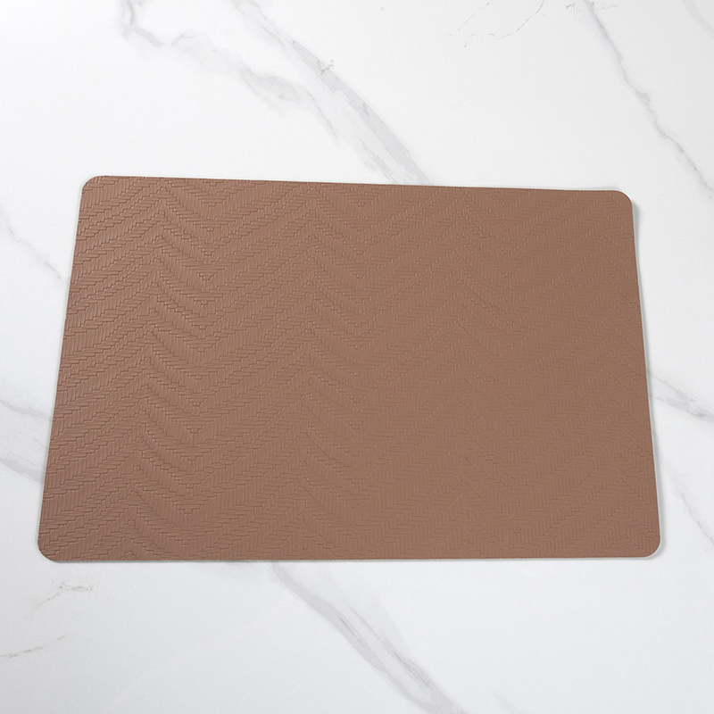 Waterproof Placemat Square Double-Sided Leather Creative Pacemat