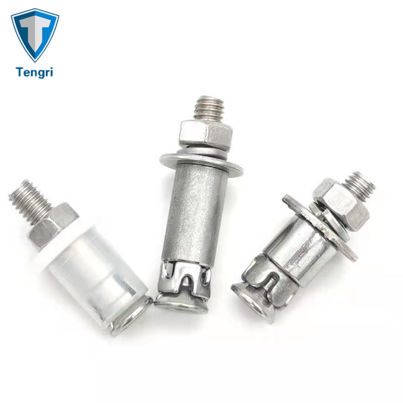 Анкерный болт из нержавеющей стали 304 с гайкой и гильзой