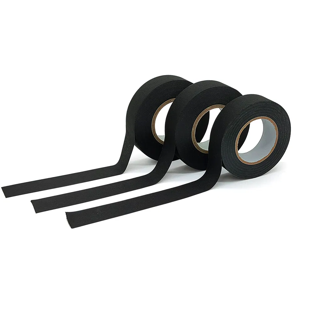 Auto Wiring Automotive Polyester Acrylic Adhesive Pet High Temp PVC Fabric Cloth Wire Loom Harness Tape