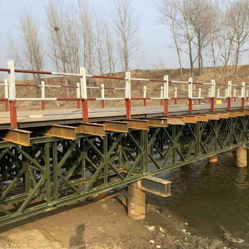 Efficient Installation Heavy-Load Bailey Bridge Versatile Heavy-Duty Steel Bailey Bridge