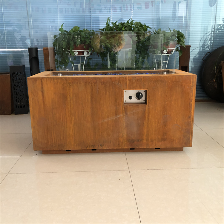 Metal Propane Fire Pit Fire Bowl Gas Corten Fire Table