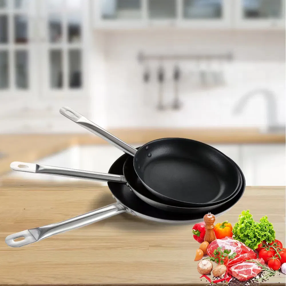 Xiangsheng Stainless Steel Non-Stick Frying Pan with Compound Bottom