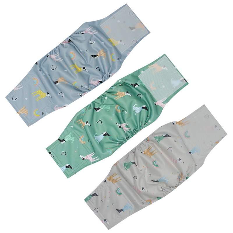 Dog Physiological Pants to Prevent Harassment. Male Dog Diapers. Male Dog Sterilization Pants