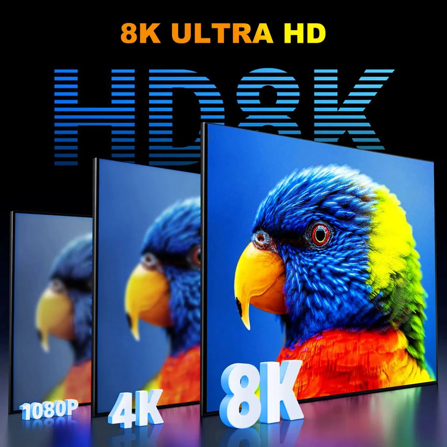 HDMI 8K 4K High Transmission Cable with CE and RoHS Certification