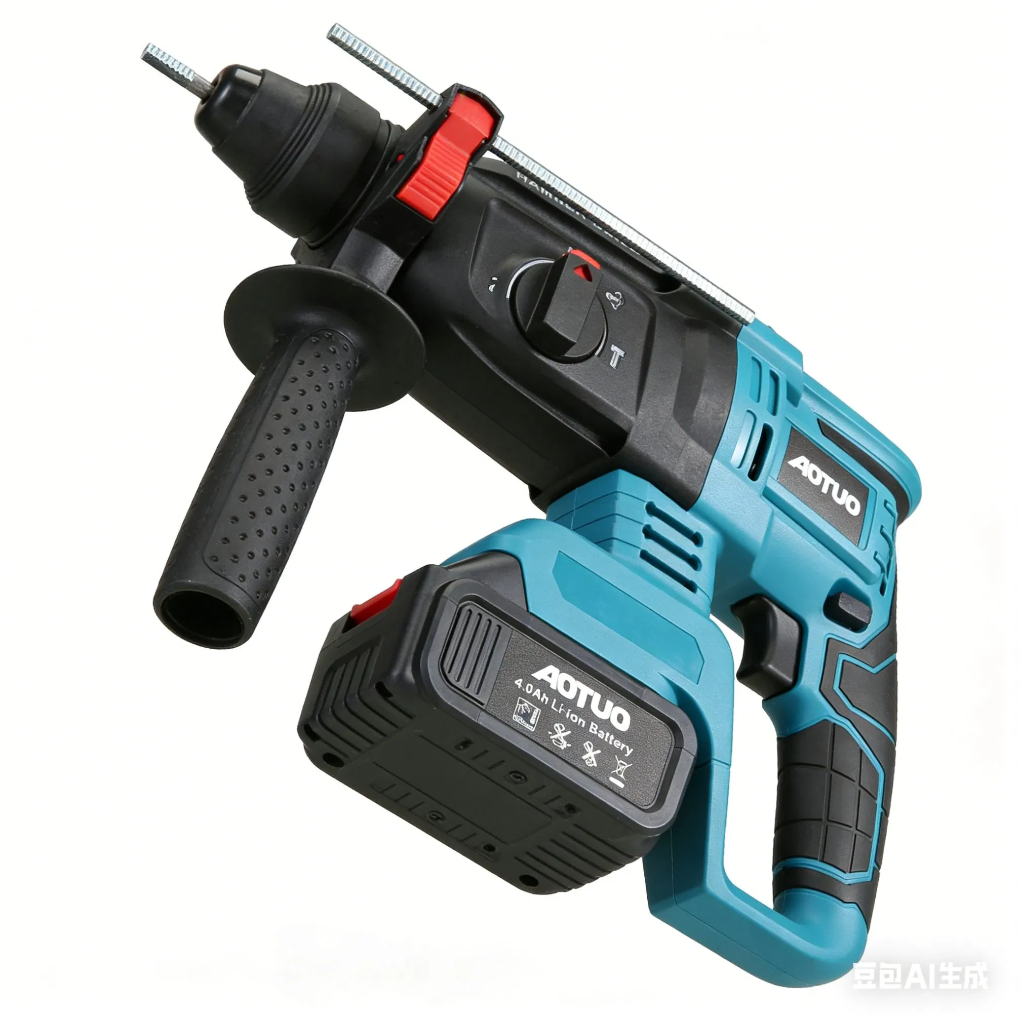 High-Power Rotary Drill Hammer with Ergonomic Grip Design