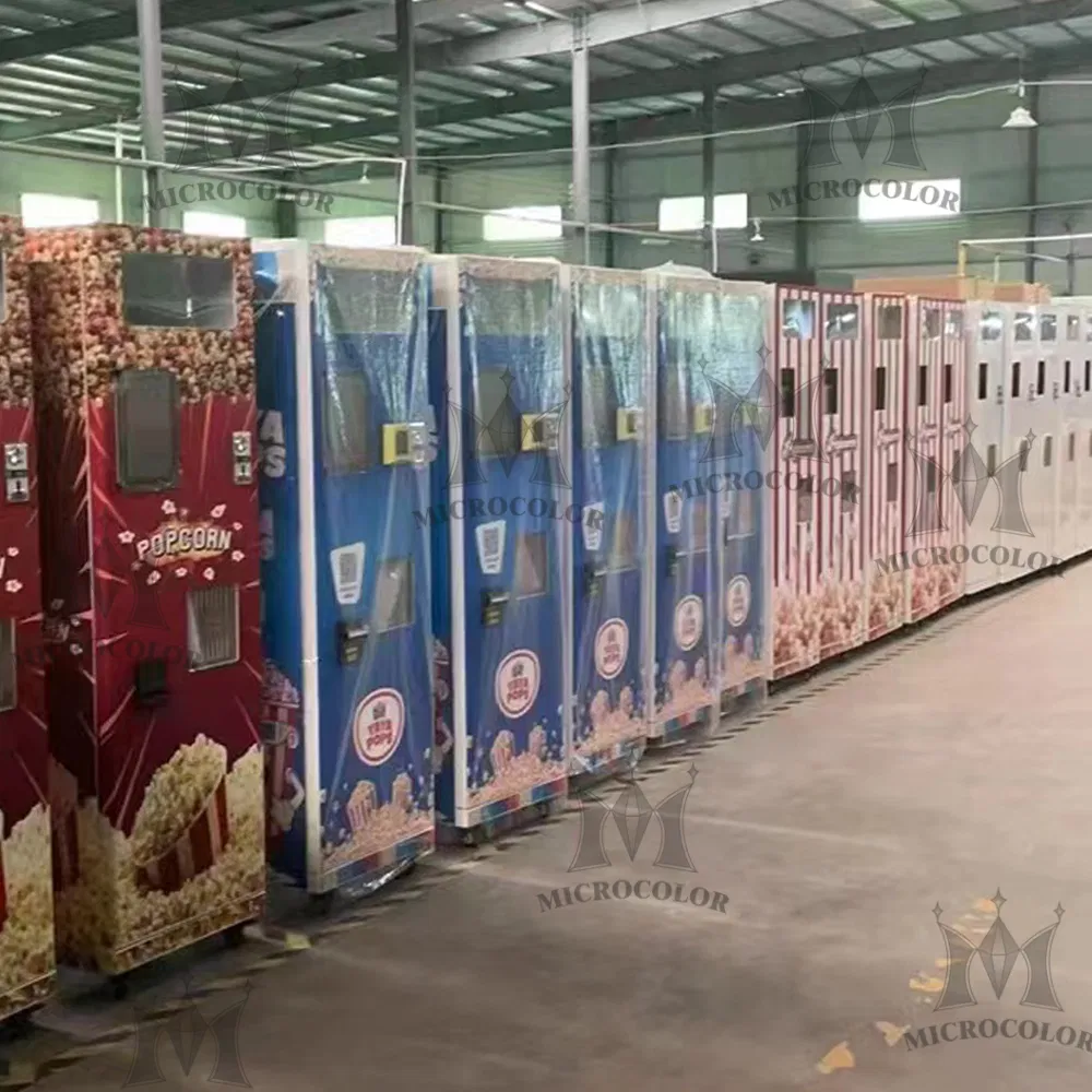 Snack Food Sweet Popcorn Machine Robot Intelligent Automatic Popcorn Vending Machine for Sale
