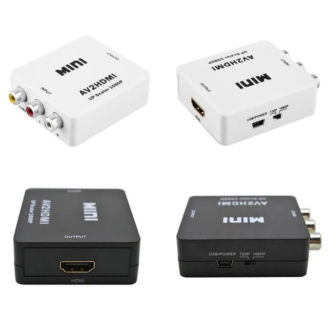 AV to HDMI адаптер для проектора, DVD, ТВ
