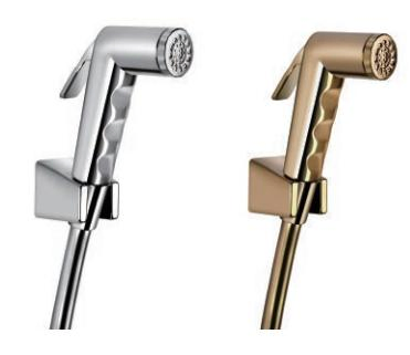 Смеситель для биде с гибким шлангом и держателем