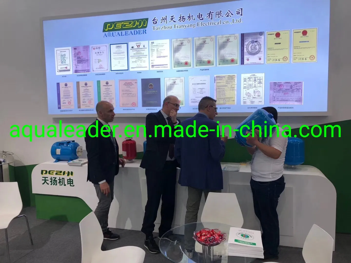 Horizontal Accumulator Water Pressure Vessel with Replaceable Bladder Membrane