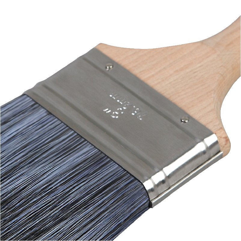 Кисть малярная MSN с синтетической щетиной и деревянной ручкой