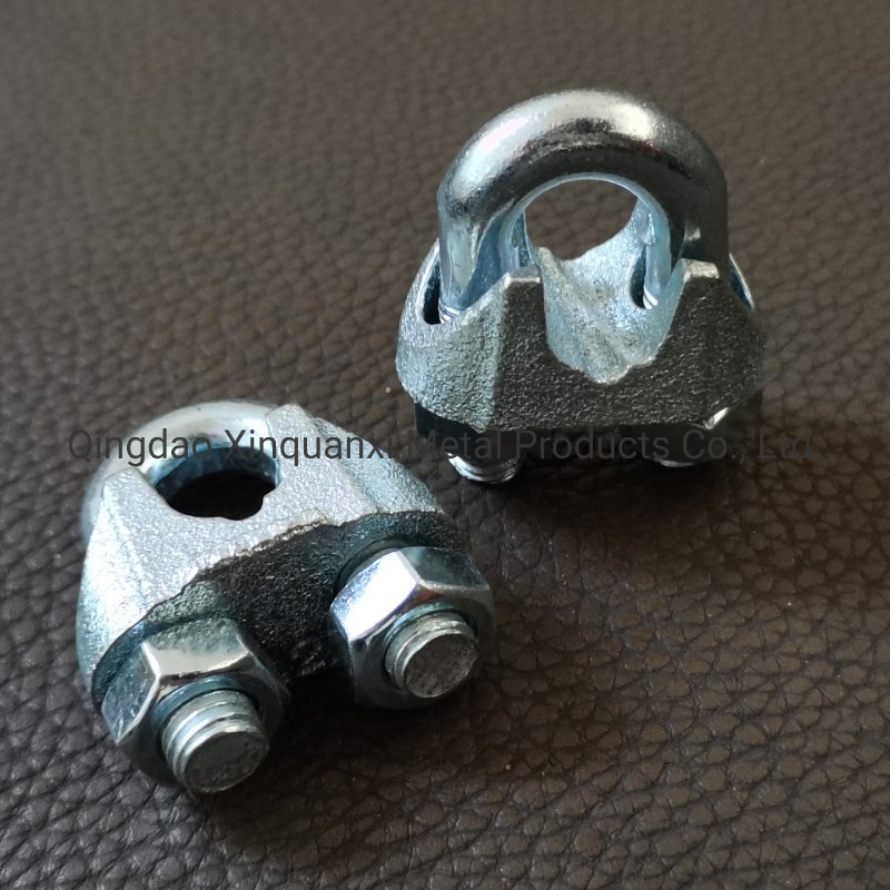 DIN741 Wire Rope Clip Galvanized Us Type Malleable Steel Wire Rope Clip