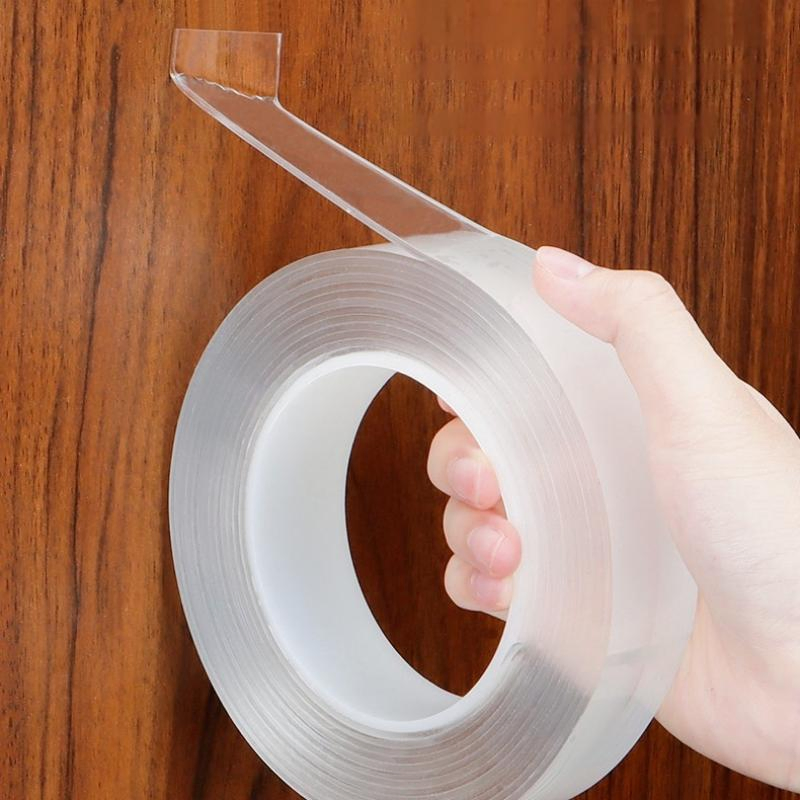Ultra-Strong Transparent Double-Sided Nano Tape for Versatile Use