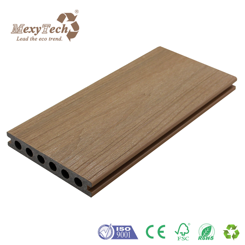 WPC Decorative Wood Plastic Composite Decking for Balcony and Garden Eco-Friendly