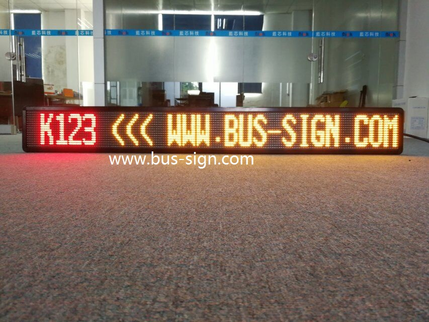 Factory Supply Destination Displays for Urban Buses