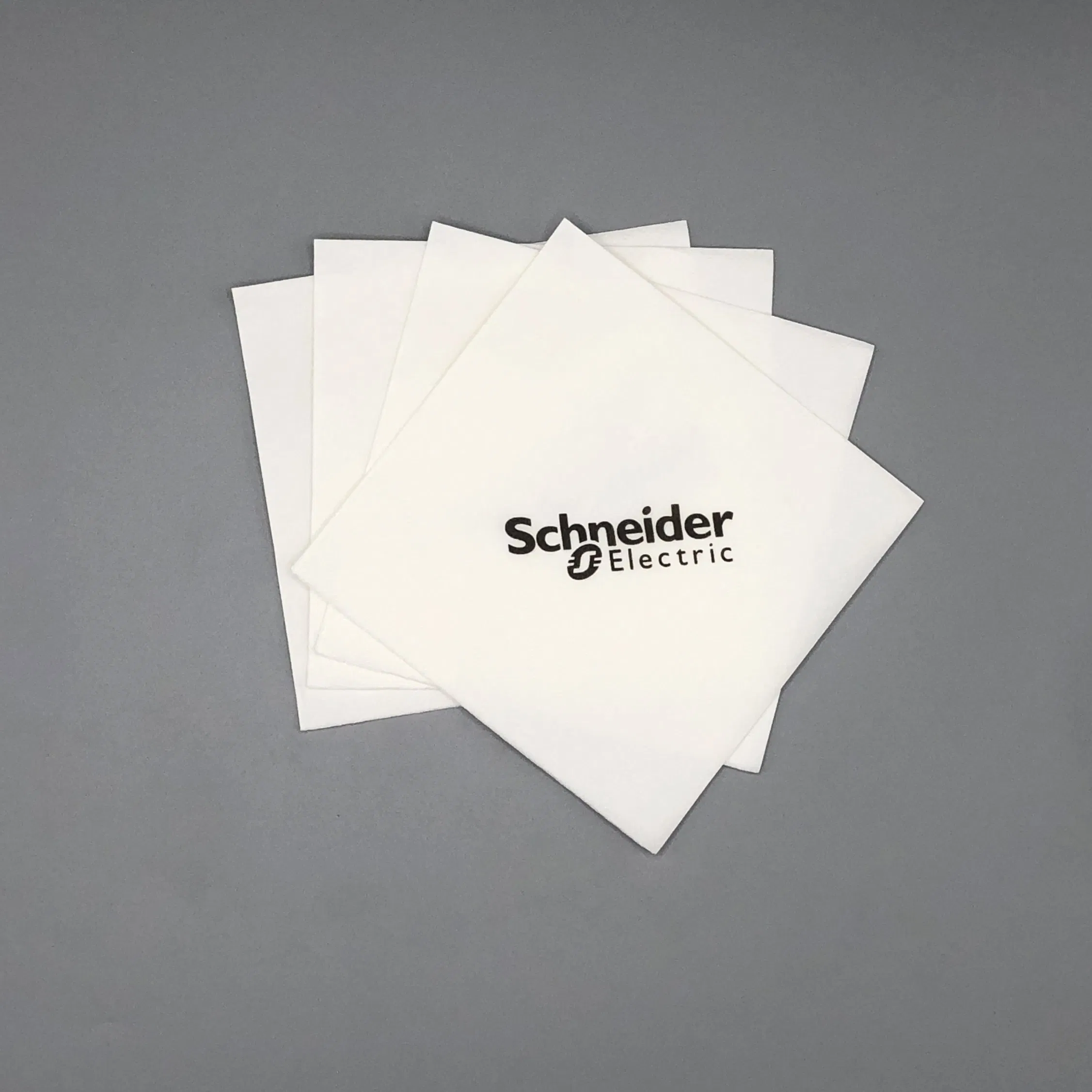 Custom Printed Restaurants Cocktail Dinner Napkin with blue Logo 2 Ply/3 Ply Disposable Beverage Bar Hotels Square Tissue Paper Napkins