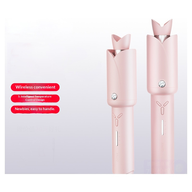 Automatic Rotating Curling Iron 32mm Large Wave Electric Negative Ion Hair Straightener Hair Curler with Gentle Hair Care
