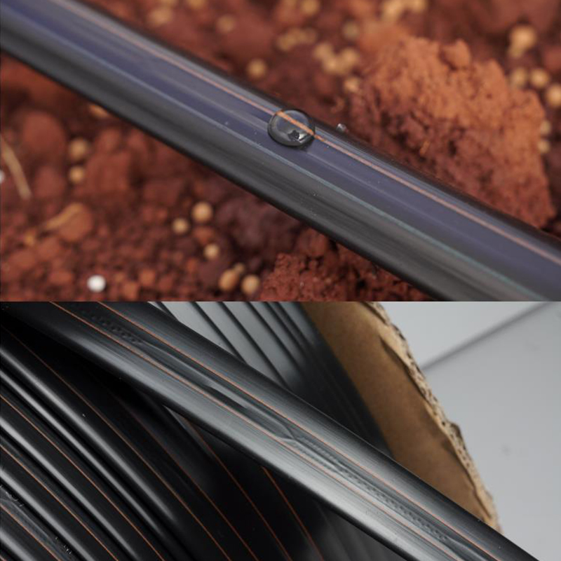 Continuous Drip Emitter T Tape Drip Tape Layflat Dripper Hose Irrigation Belt Line PE Labyrinth Tape for Garden and Farm Irrigation System