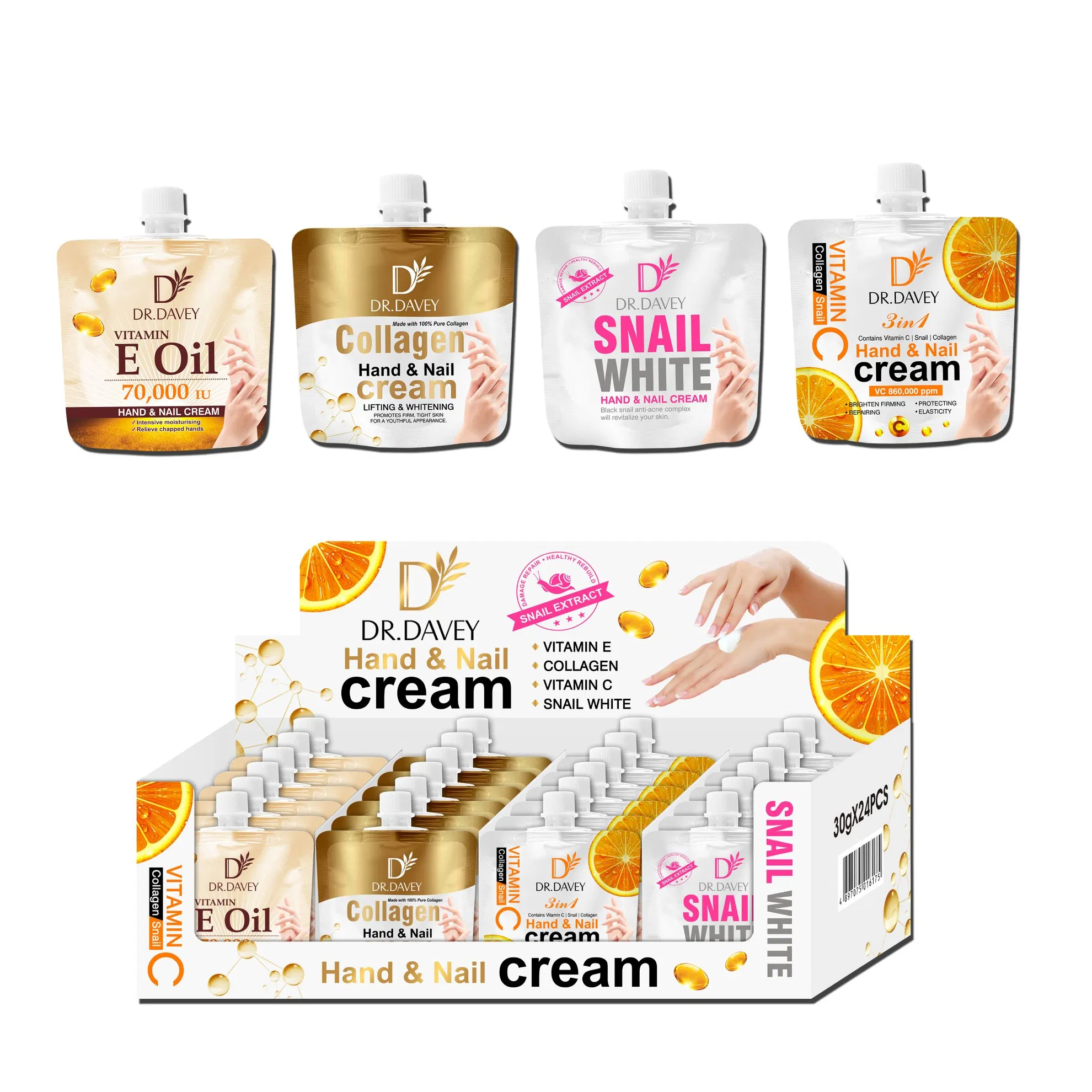 Anti Aging Nourishing Skin Whitening Moisturizing Private Label Hand Cream