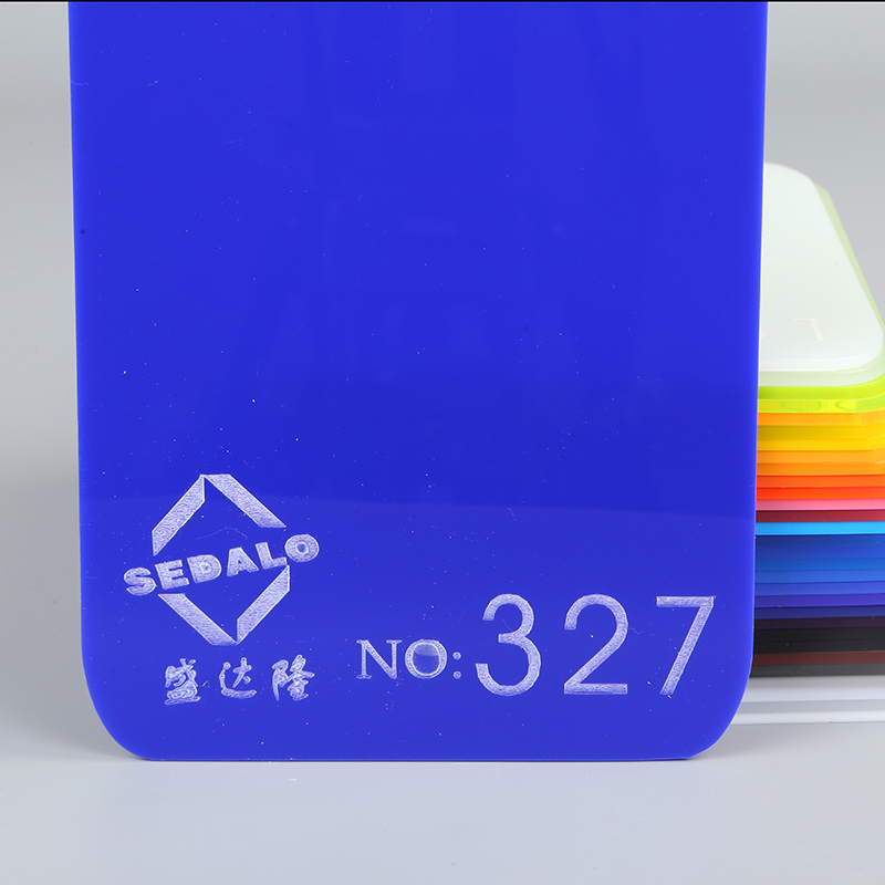 Blue Color Cast Acrylic Sheet Also Called Acrylics, Plexiglass, Organic Glass, Perspex, PMMA Sheet