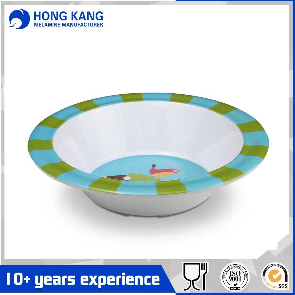 Custom Size Unicolor Melamine Food Container Punch Salad Bowl