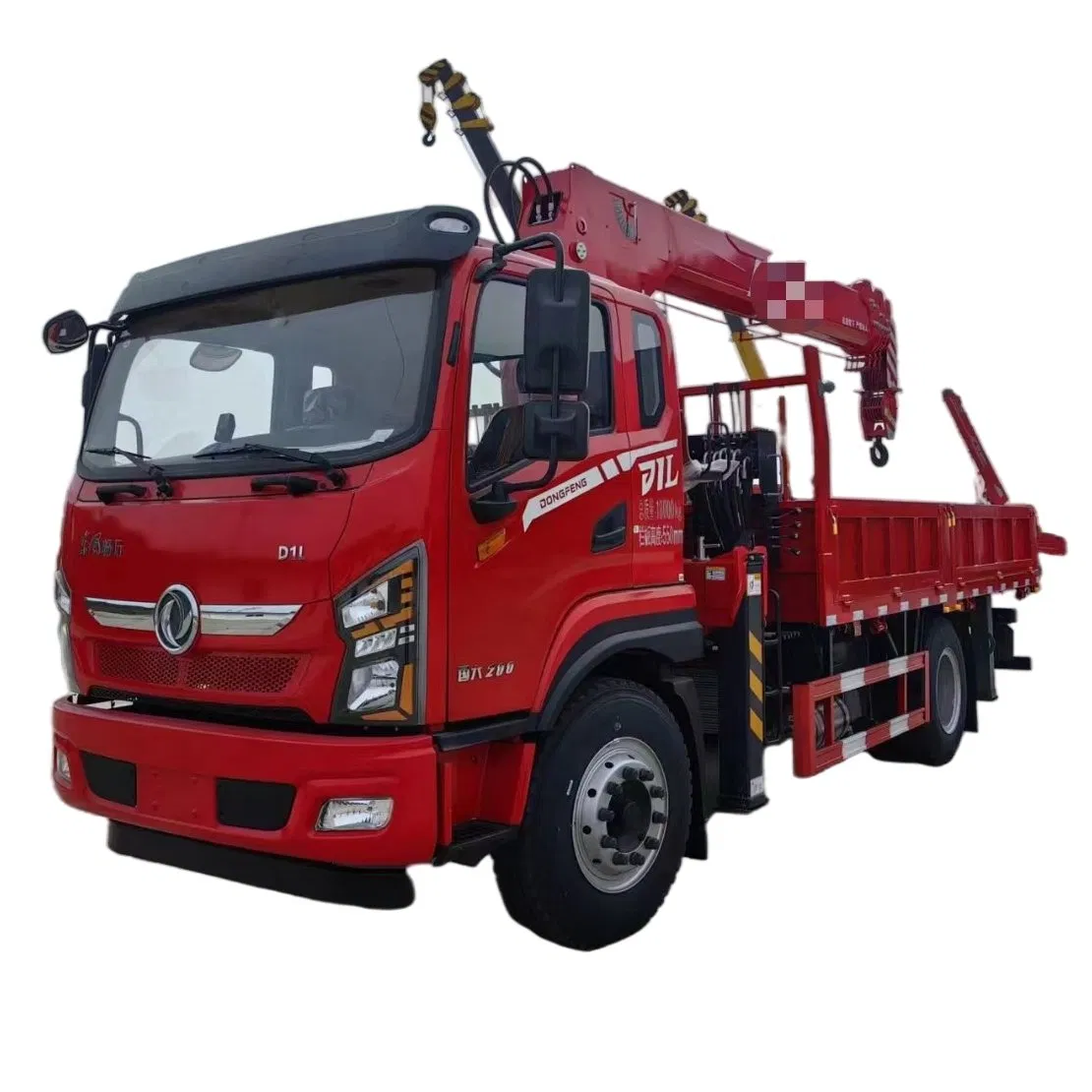 Truck Mounted Crane Jiangwei 8 Tons Telescopic Straight Arm Crane with 150m Lifting Capacity