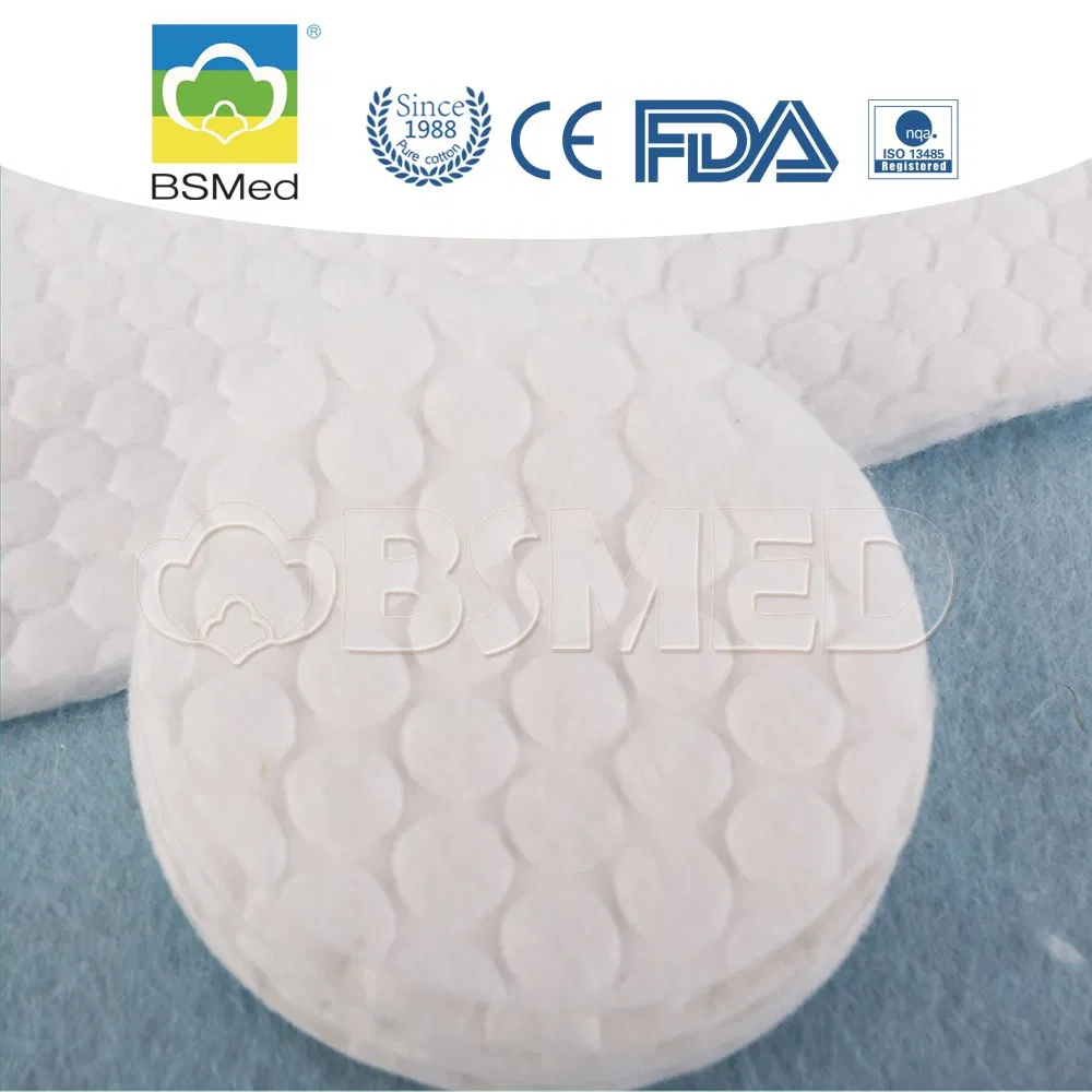 Extra-Softness Reusable Exfoliating Cleaning Lint Organic Cotton Facial Make up Remover Pads