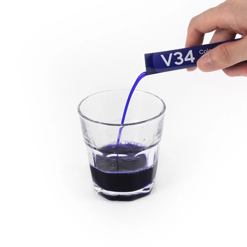 Glorysmile Mouthwash Packet V34 Color Corrector Purple Teeth Whitening Jelly Mouthwash for Travel