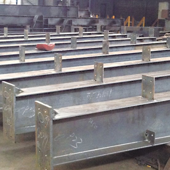 Steel Building H Section Steel Column and Beam for Wall Support