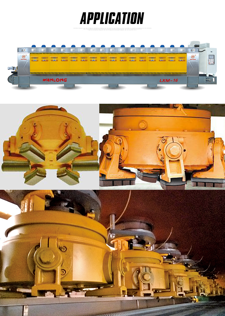 Алмазный фрикер для полировки гранита 3000 мм