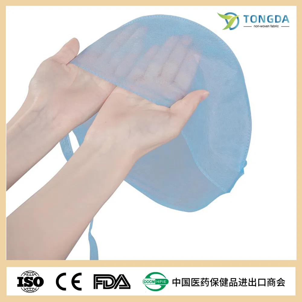 Disposable Nonwoven Doctor Cap with Tie on for Industry