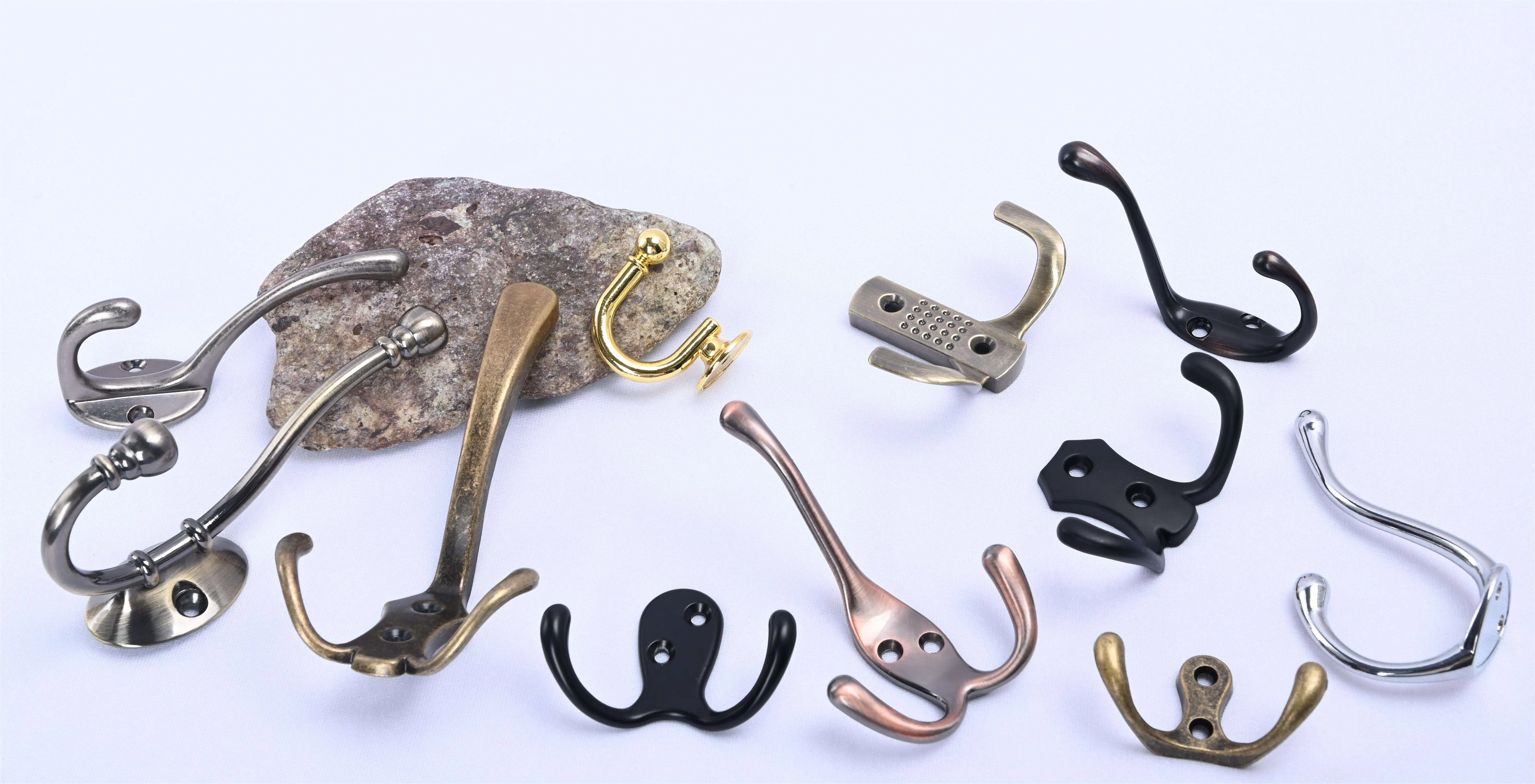 Wholesale Modern Design Furniture Bathroom Zinc Alloy Robe Clothes Hook