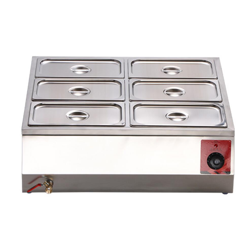Hot Sales Commercial Stainless Steel Multi-Grid Food Warmer