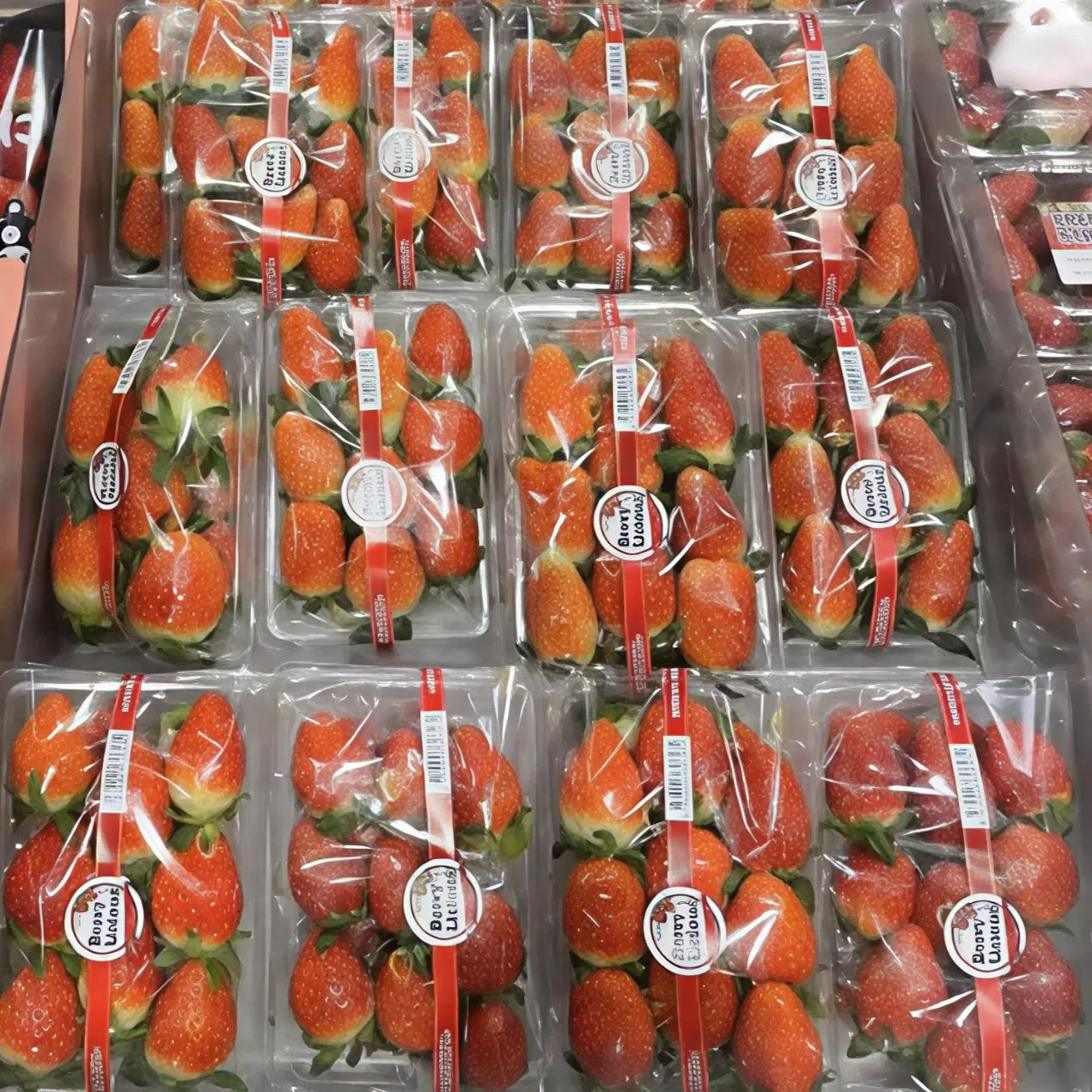 Disposable Clear Plastic Tray for Supermarket Fruit and Vegetable Fresh Food Packaging