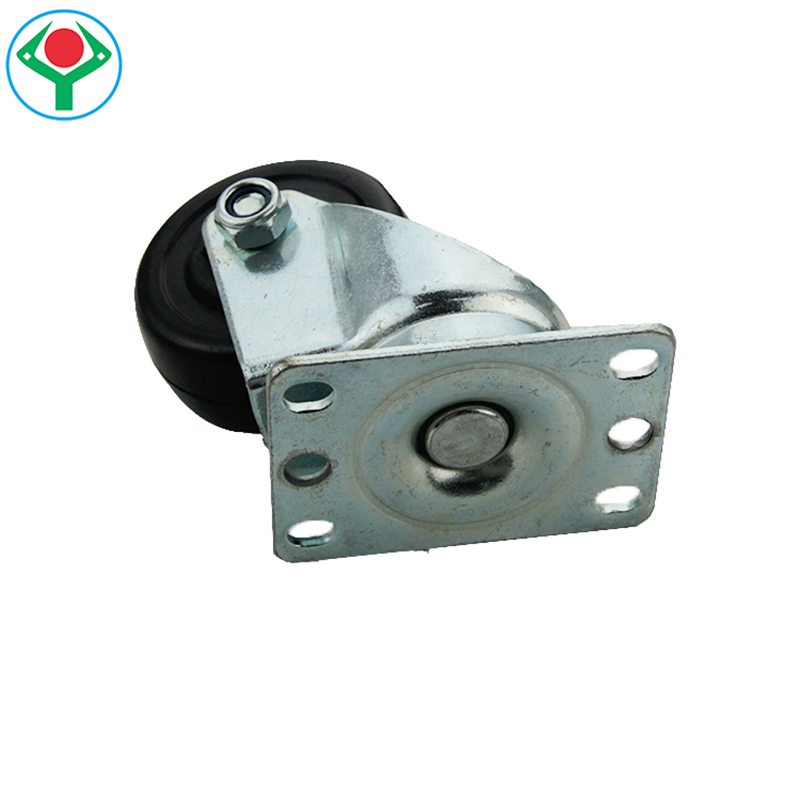 Jy-302eb 3 Inch Wholesale Swivel Medium Duty Trolley Caster Wheel with Bearing Top OEM Ball Style