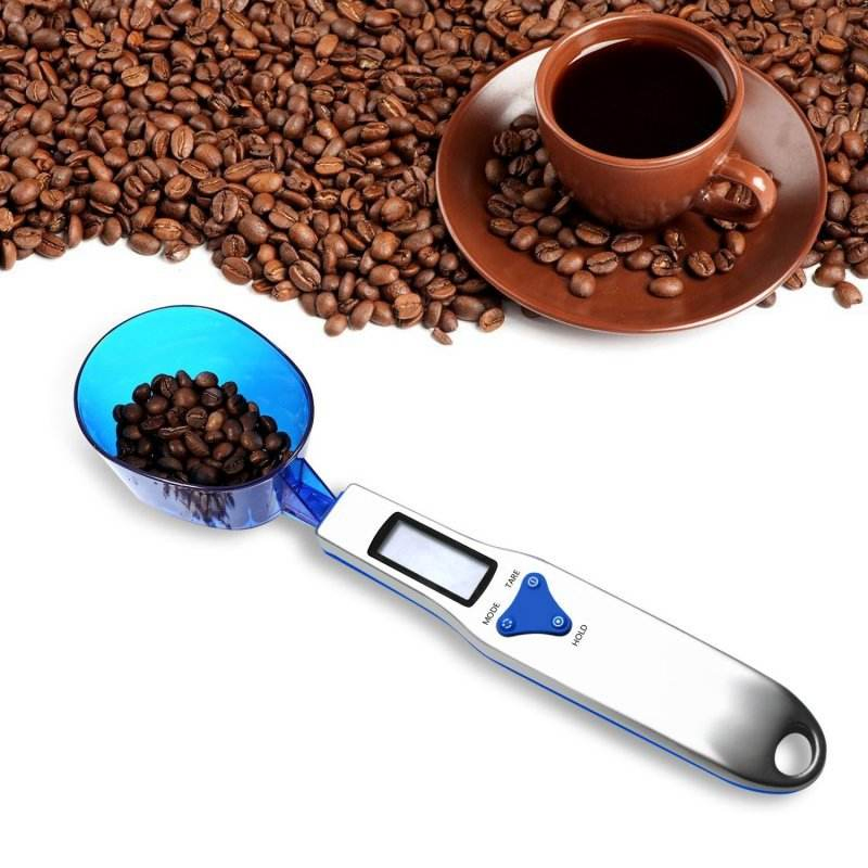 Wholesale Stainless Steel Handheld Portable Multifunctional Kitchen Food Weight Digital Spoon Scale with 3 Scoops 500g 0.1g