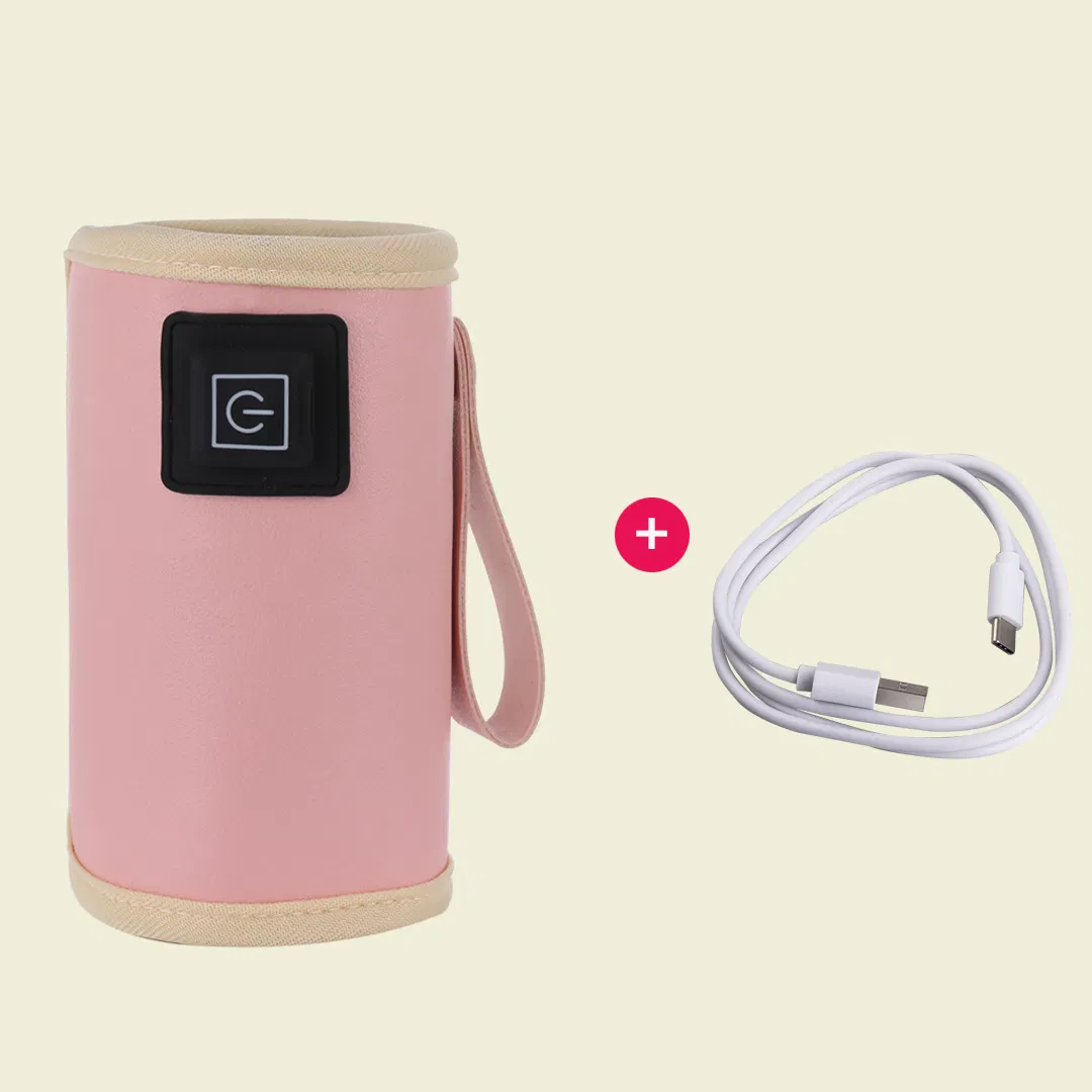 Portable USB Intelligent Temperature Baby Milk Bottle Warmer Insulation Cover Heater