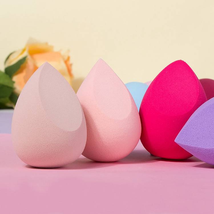 2PCS/Set Make up Sponge Heart Shape Box Custom Latex Free Super Soft Cosmetic Powder Puff Blending Beauty Makeup Sponge Blender